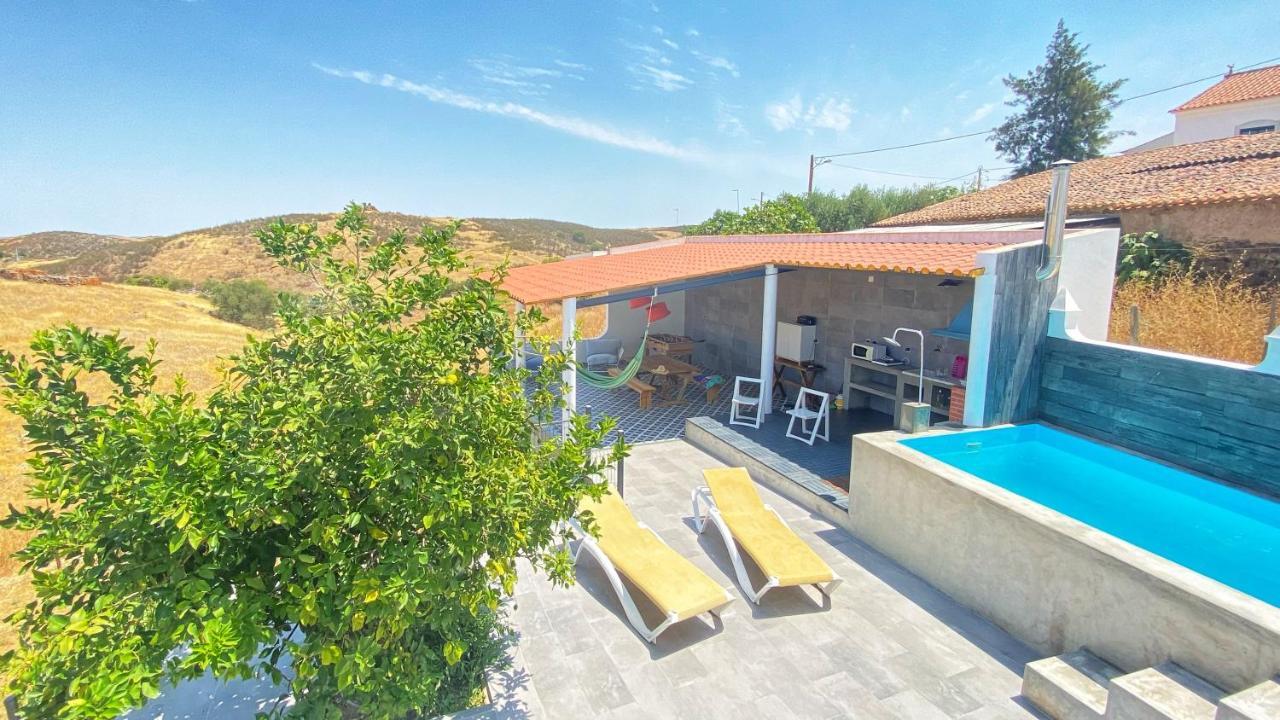 Casa Dos Chocalhos-Piscina-Perto Praia Fluvial-Vista Incrivel E Sossego Mertola Bagian luar foto